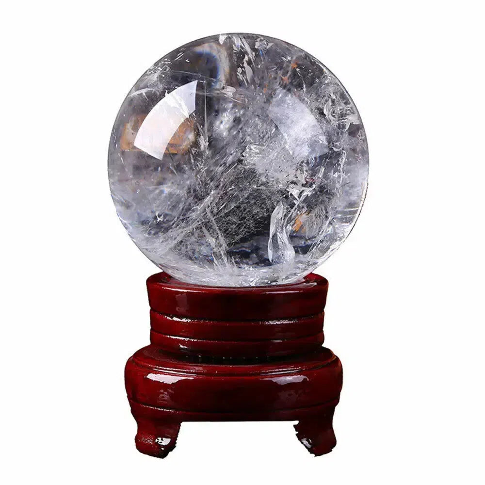 Clear Quartz Crystal Sphere