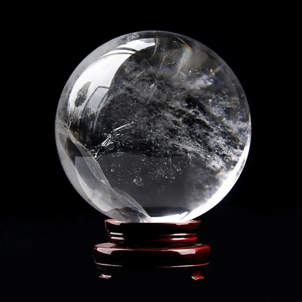 Clear Quartz Crystal Sphere