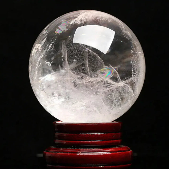 Clear Quartz Crystal Sphere