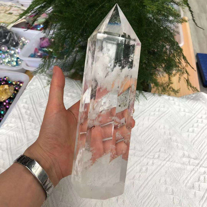 Clear Quartz Crystal Tower