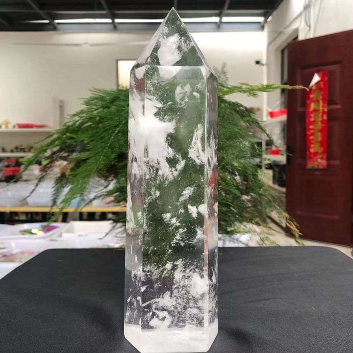 Clear Quartz Crystal Tower