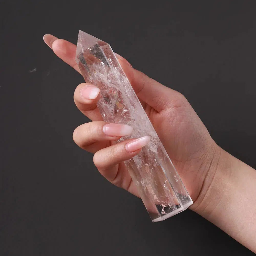 Clear Quartz Obelisk Tower