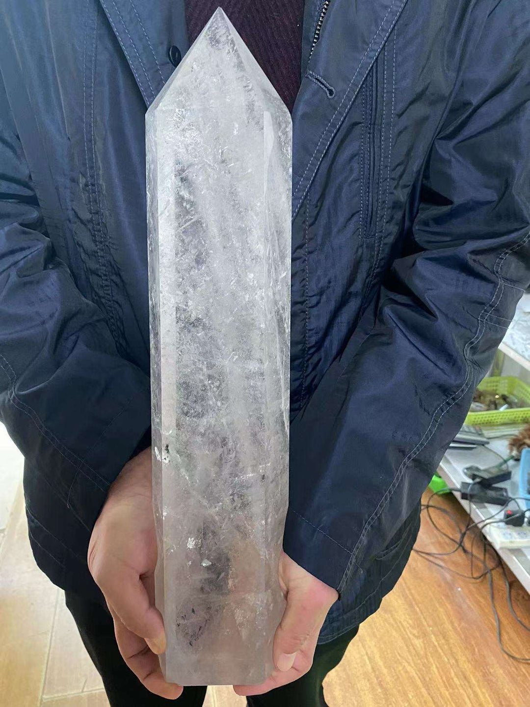 Clear Quartz Obelisk