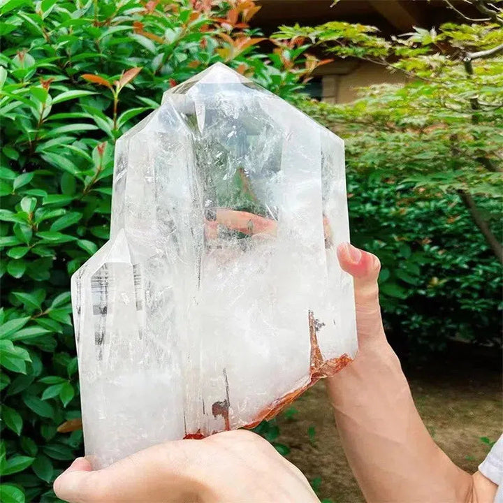 Clear Quartz Point with Stand