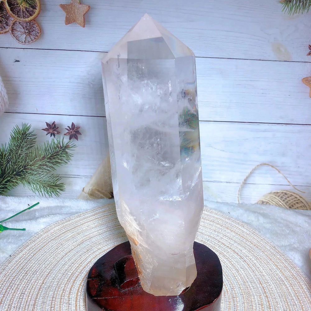 Clear Quartz Rainbow Point