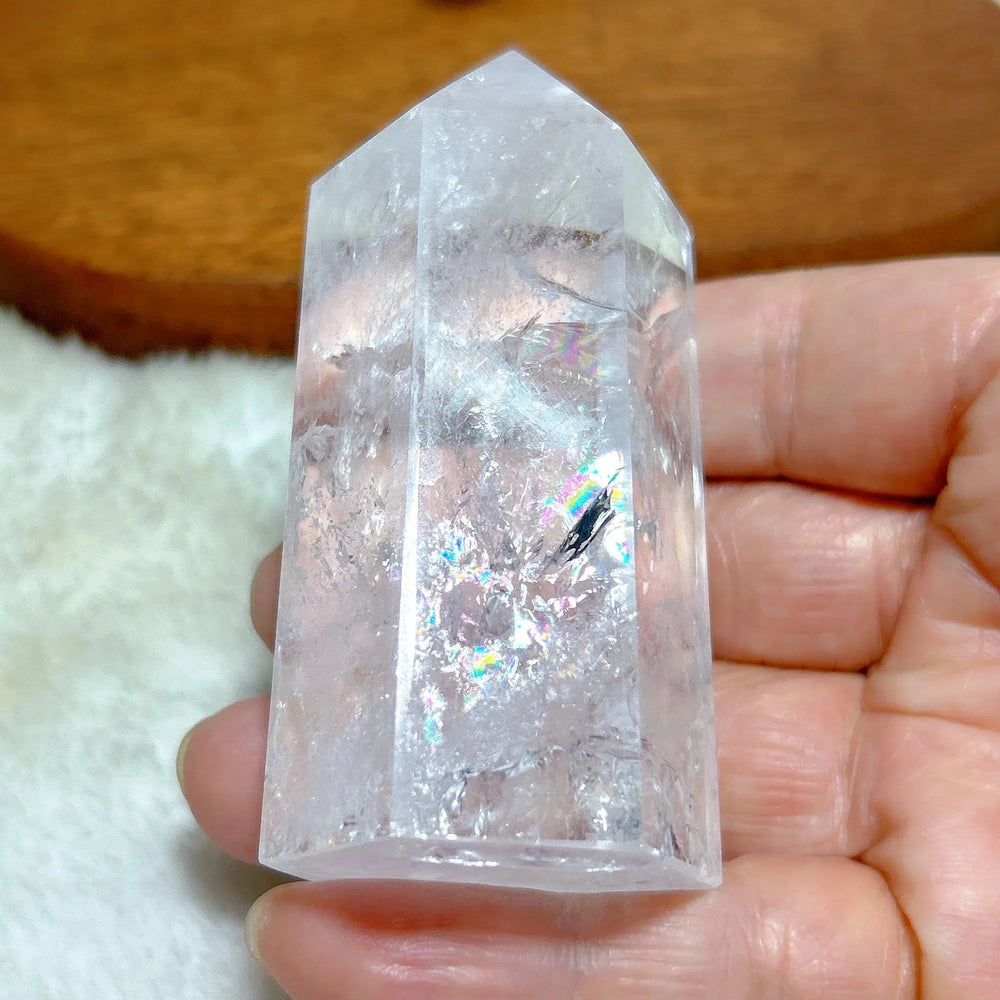 Clear Quartz ‘Rainbow, Tower