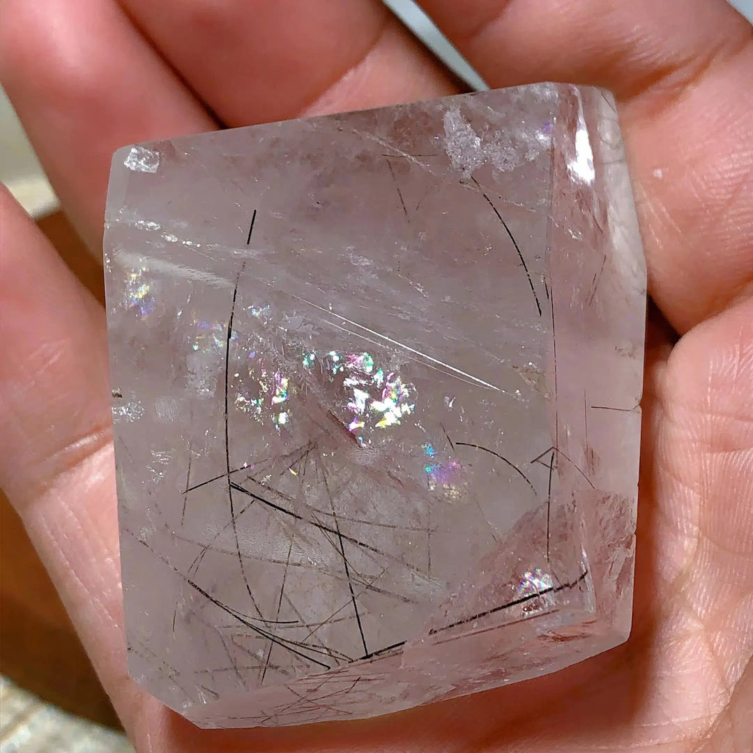 Clear Quartz With Rutile Freeform