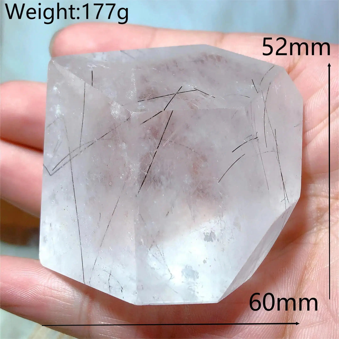 Clear Quartz With Rutile Freeform