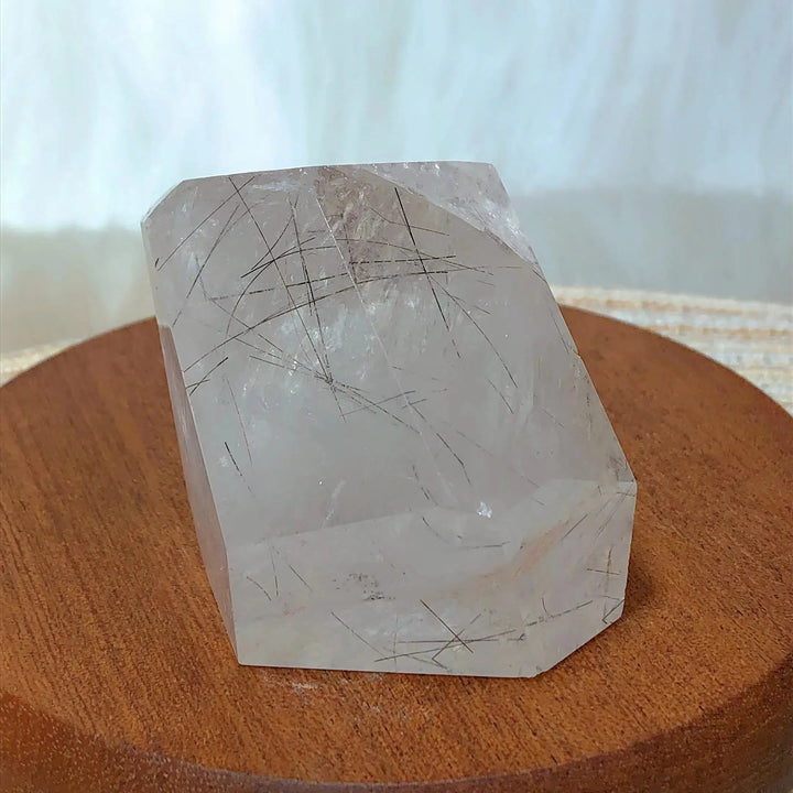 Clear Quartz With Rutile Freeform