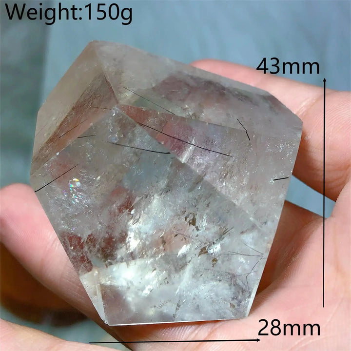 Clear Quartz With Rutile Freeform