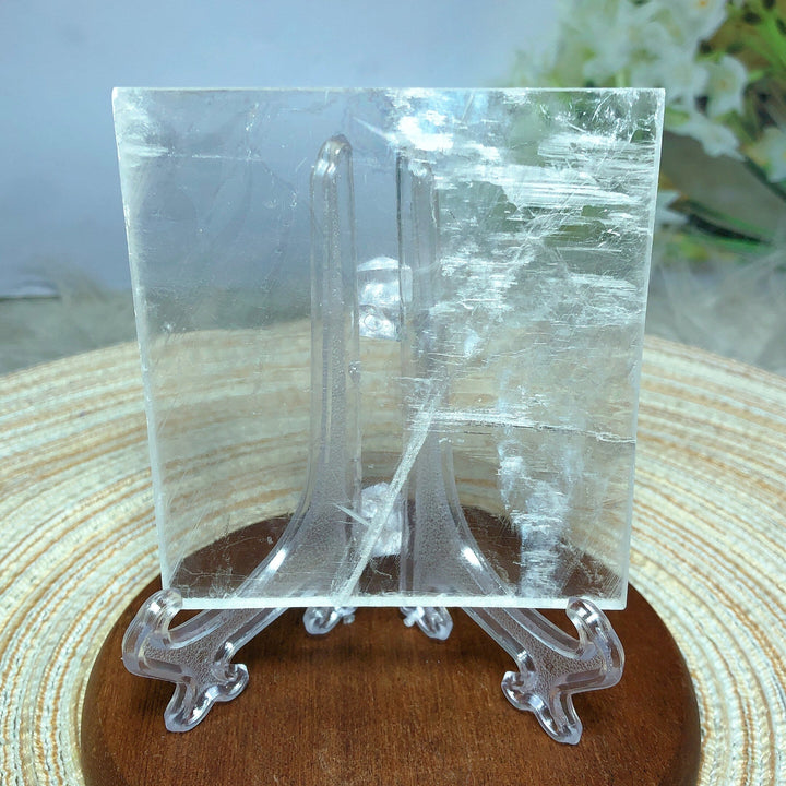 Clear Selenite Slice