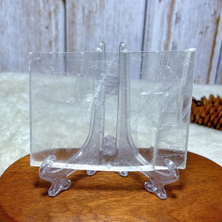 Clear Selenite Slice