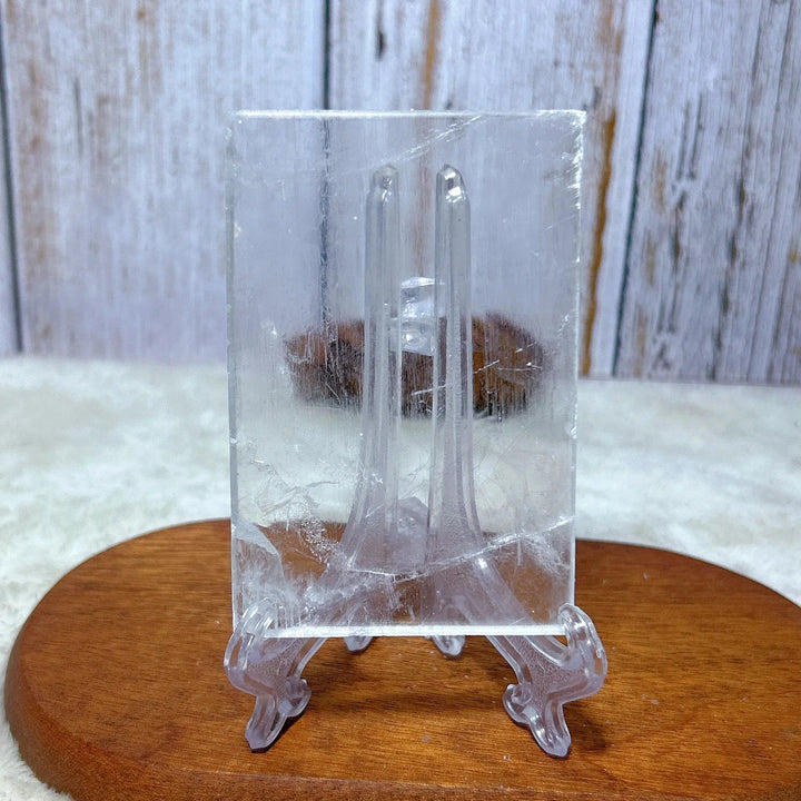 Clear Selenite Slice