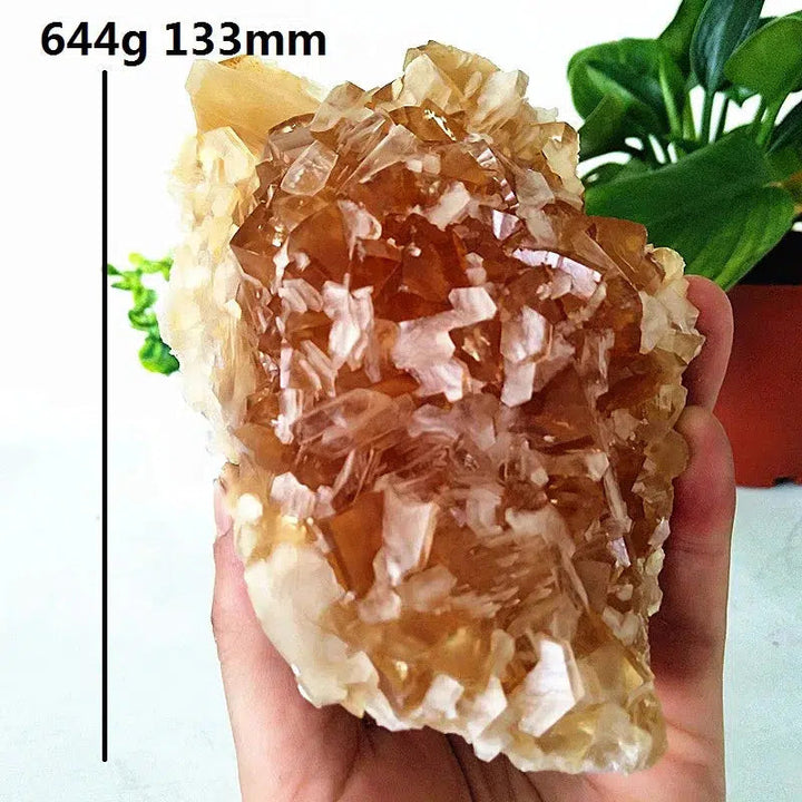 Clear Yellow Calcite Cluster