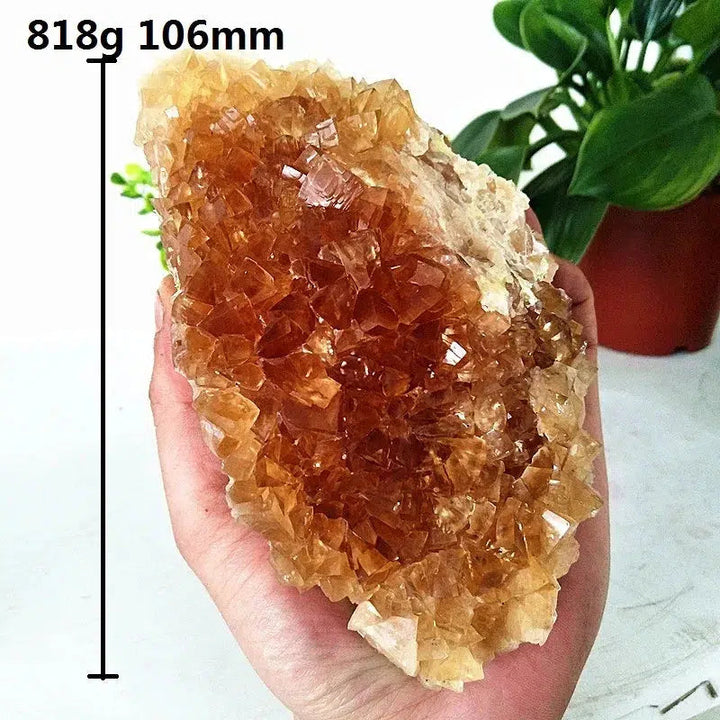 Clear Yellow Calcite Cluster