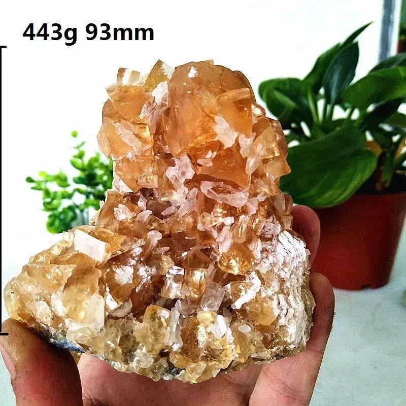 Clear Yellow Calcite Cluster