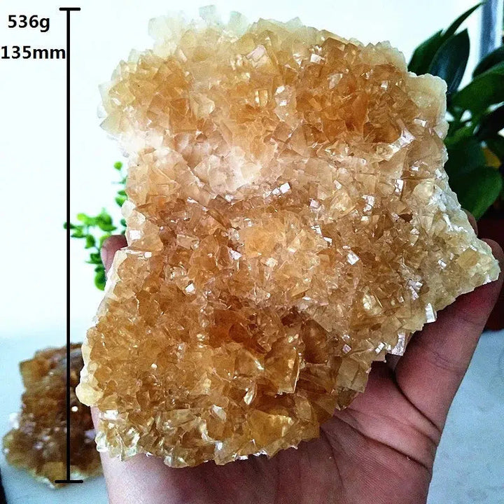 Clear Yellow Calcite Cluster