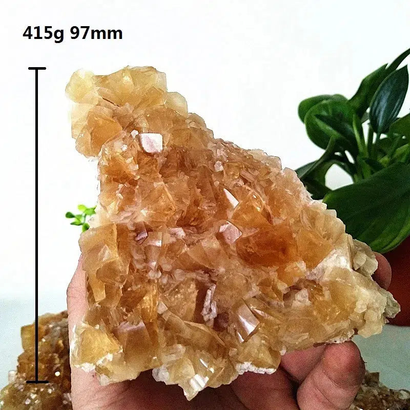 Clear Yellow Calcite Cluster