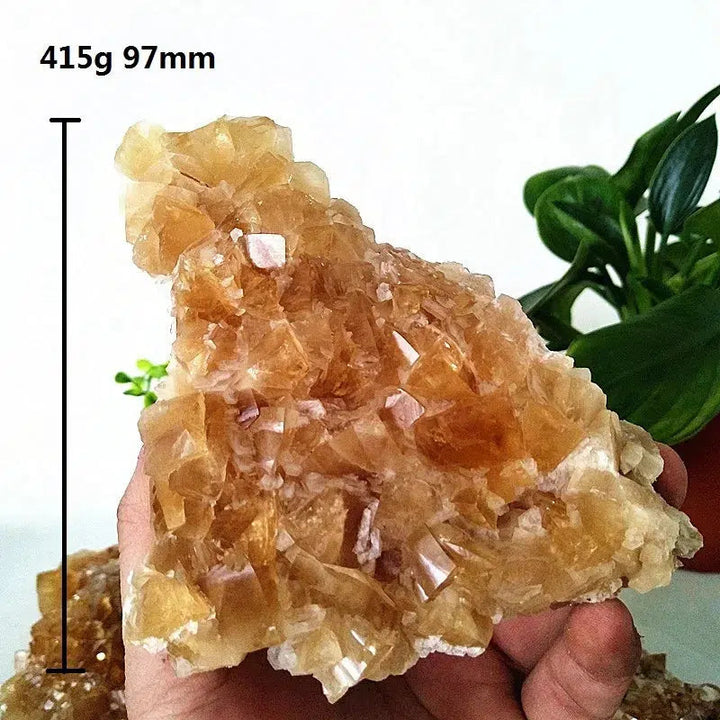 Clear Yellow Calcite Cluster