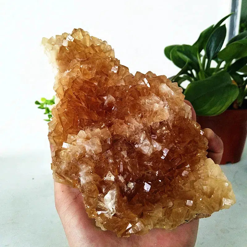 Clear Yellow Calcite Cluster