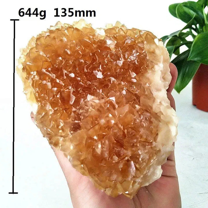 Clear Yellow Calcite Cluster