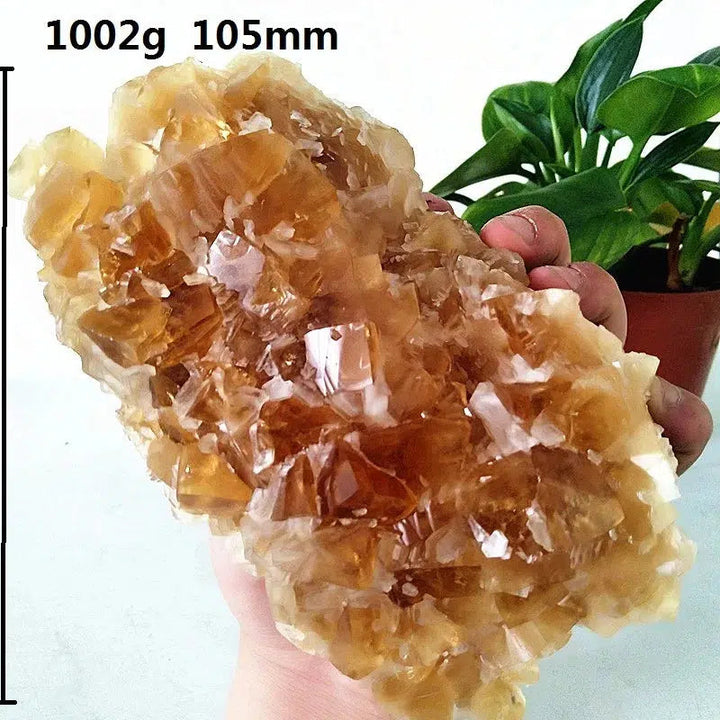 Clear Yellow Calcite Cluster