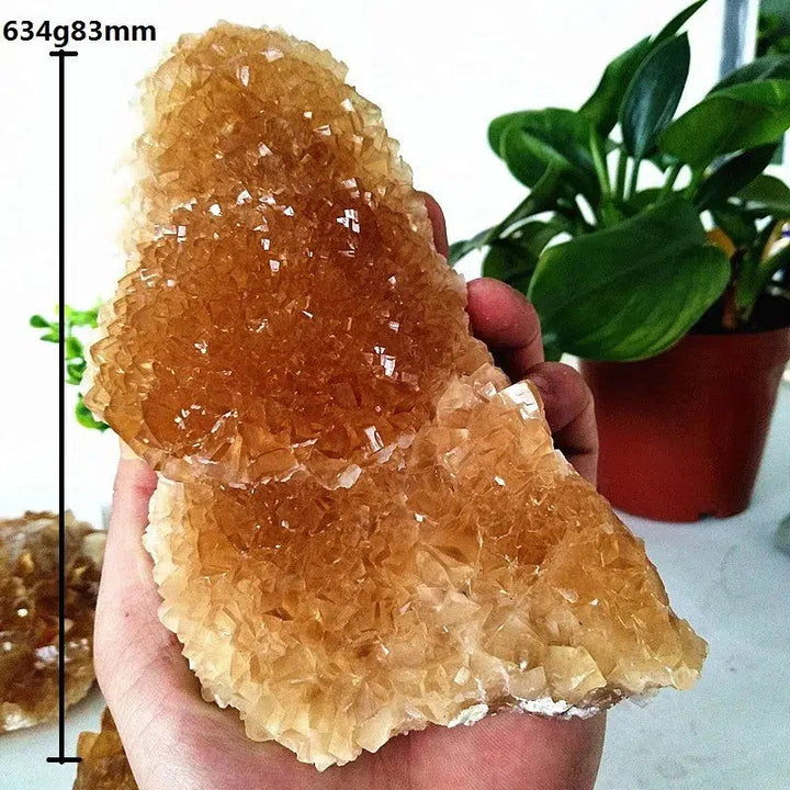 Clear Yellow Calcite Cluster