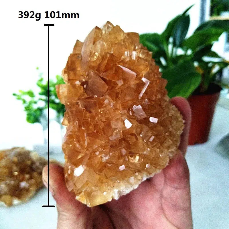 Clear Yellow Calcite Cluster