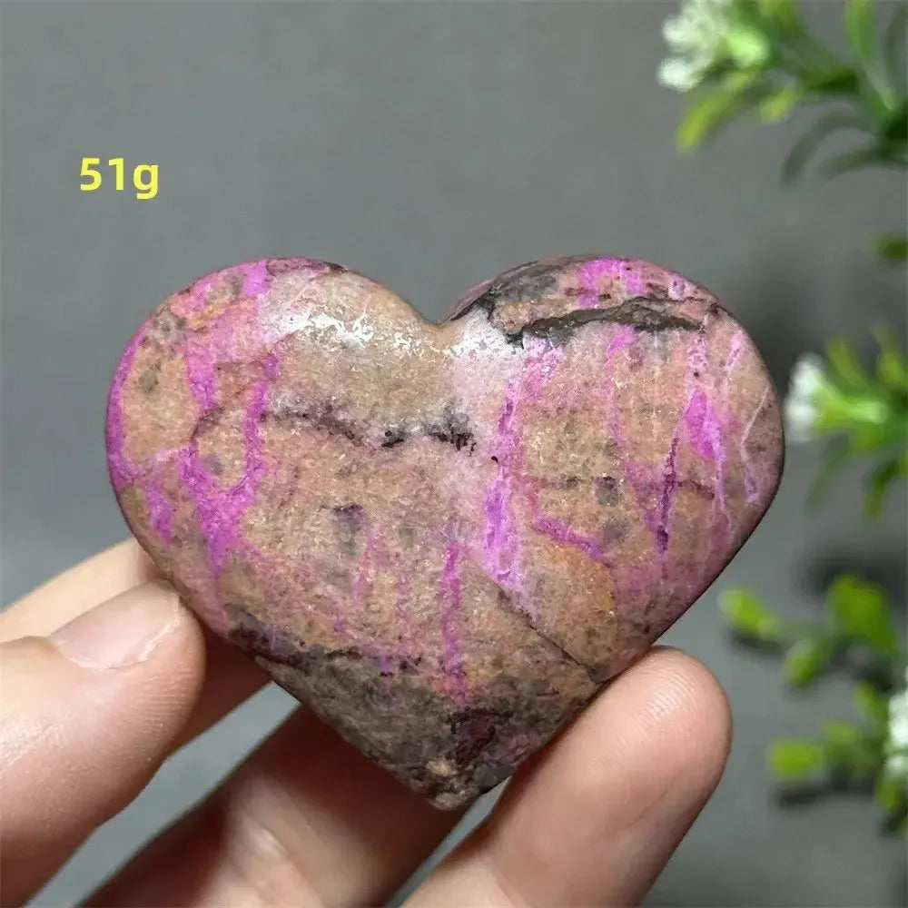 Cobalt Calcite Crystal Heart-Hearts-Crystal Destiny-Colbalt Calcite-1 51g-Crystal Destiny