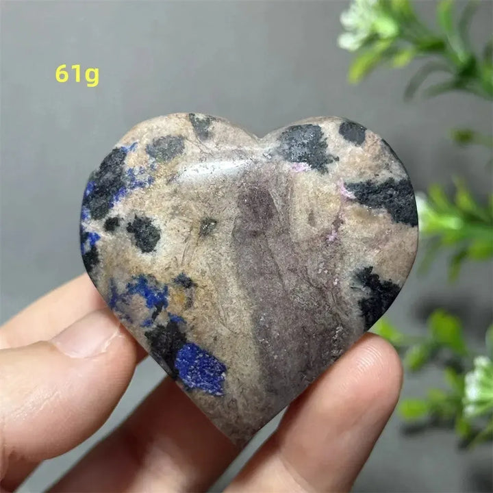 Cobalt Calcite Crystal Heart-Hearts-Crystal Destiny-Colbalt Calcite-12 61g-Crystal Destiny