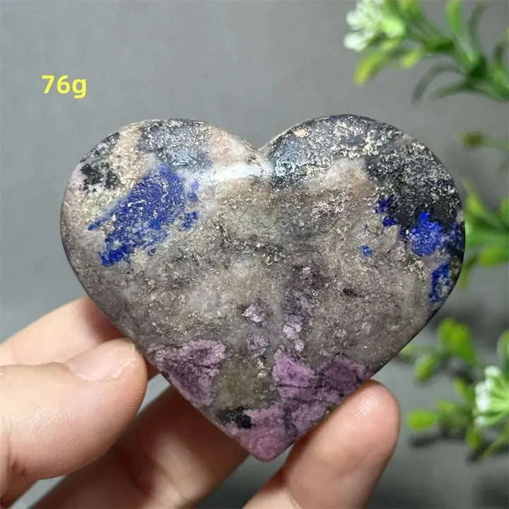 Cobalt Calcite Crystal Heart-Hearts-Crystal Destiny-Colbalt Calcite-13 76g-Crystal Destiny