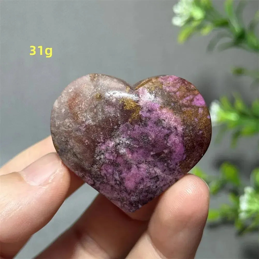 Cobalt Calcite Crystal Heart-Hearts-Crystal Destiny-Colbalt Calcite-15 31g-Crystal Destiny