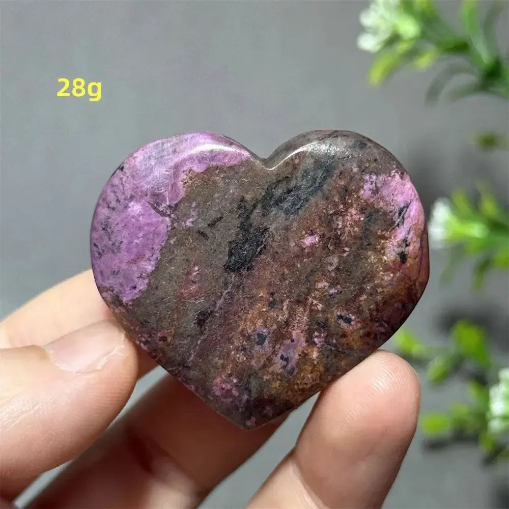 Cobalt Calcite Crystal Heart-Hearts-Crystal Destiny-Colbalt Calcite-17 28g-Crystal Destiny