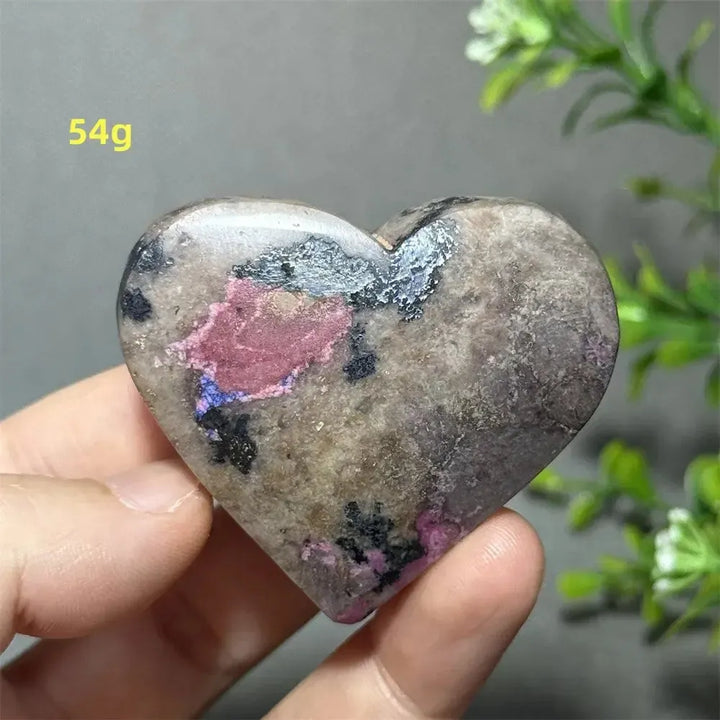 Cobalt Calcite Crystal Heart-Hearts-Crystal Destiny-Colbalt Calcite-23 54g-Crystal Destiny
