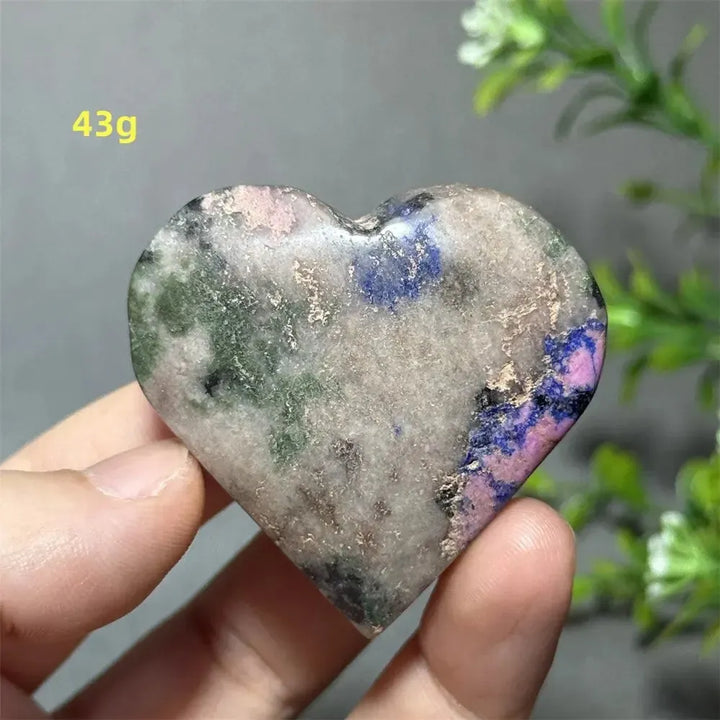 Cobalt Calcite Crystal Heart-Hearts-Crystal Destiny-Colbalt Calcite-24 43g-Crystal Destiny