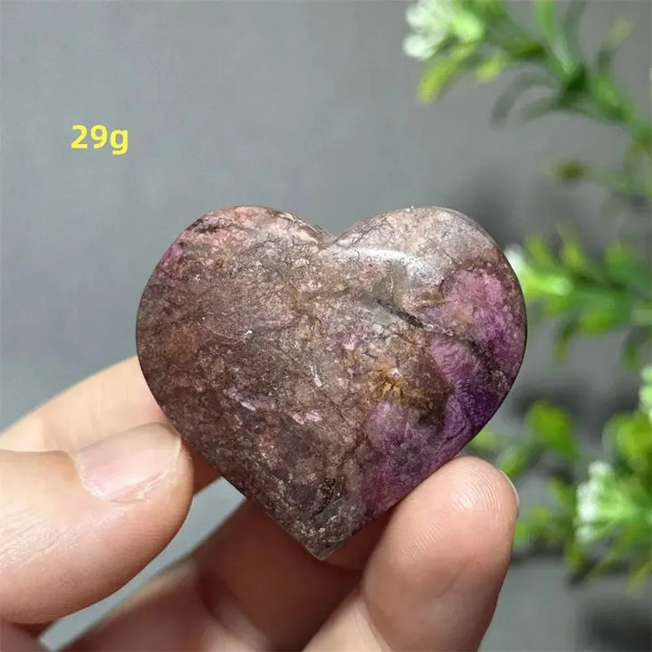 Cobalt Calcite Crystal Heart-Hearts-Crystal Destiny-Colbalt Calcite-28 29g-Crystal Destiny