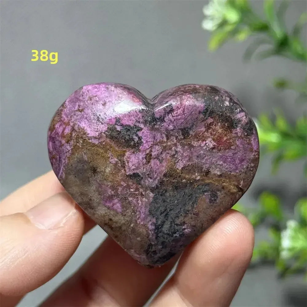 Cobalt Calcite Crystal Heart-Hearts-Crystal Destiny-Colbalt Calcite-4 38g-Crystal Destiny
