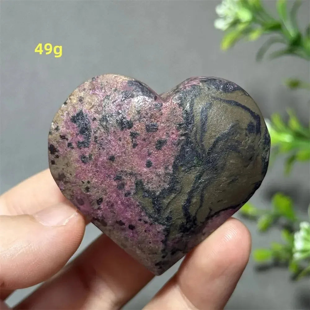 Cobalt Calcite Crystal Heart-Hearts-Crystal Destiny-Colbalt Calcite-5 49g-Crystal Destiny