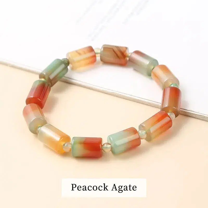 "Coffee" Lace Agate Bracelets in 9 Colors