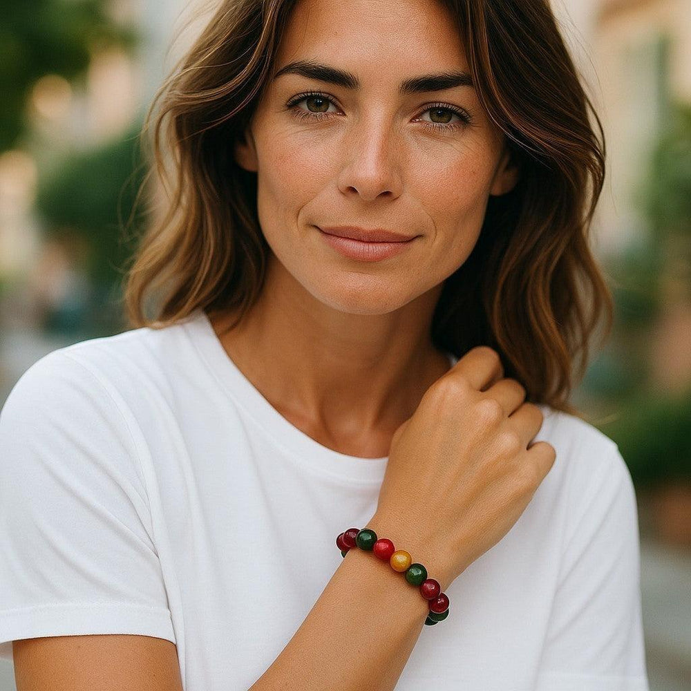 Colorful Agate Bracelet
