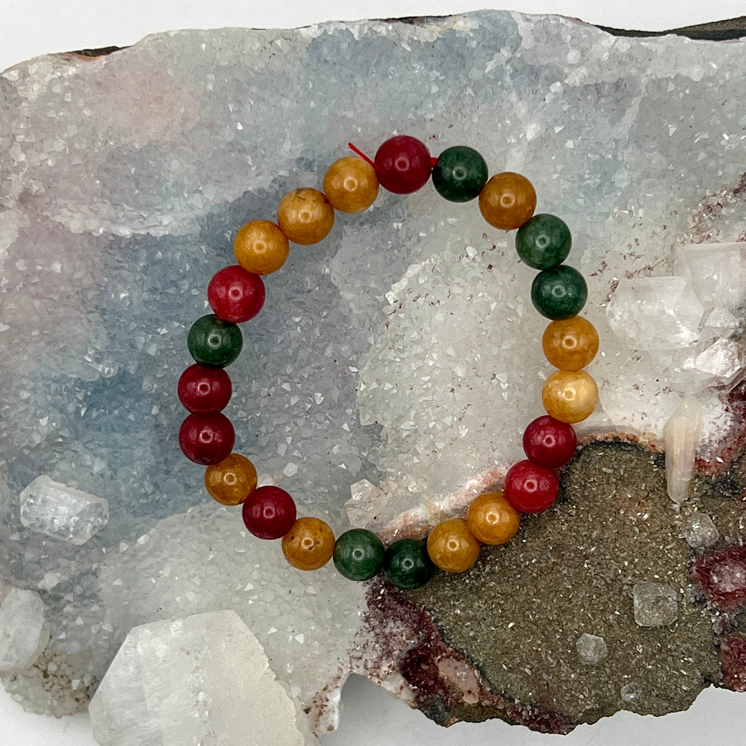 Colorful Agate Bracelet
