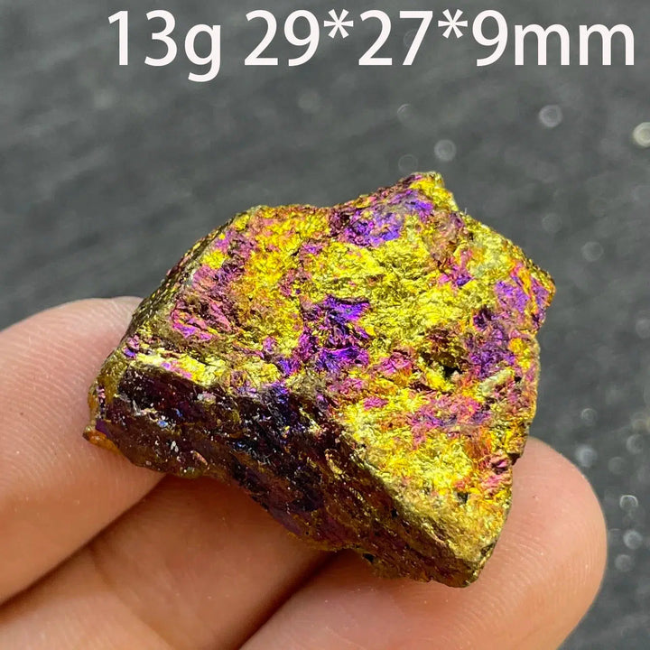 Colorful Pyrite Chalcopyrite Quartz Raw Specimen