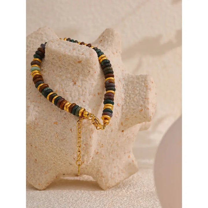 Colorful Stone Beads Bracelet