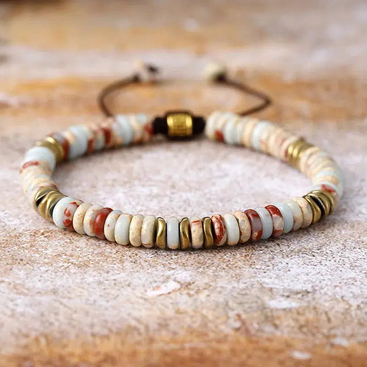 Colourful Jasper Bead Bracelet