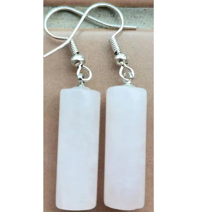 Column Crystal Dangle Earrings