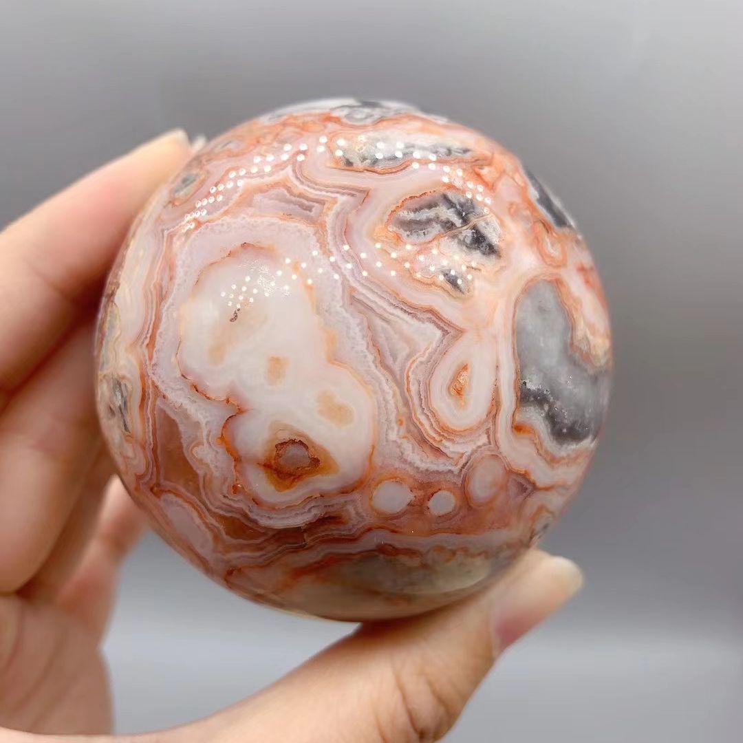 Crazy Agate Stone Sphere