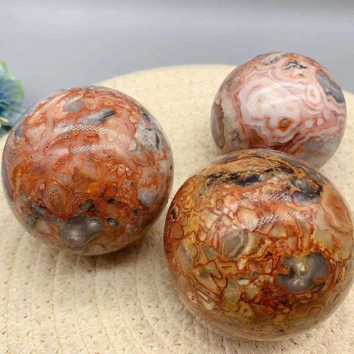 Crazy Agate Stone Sphere