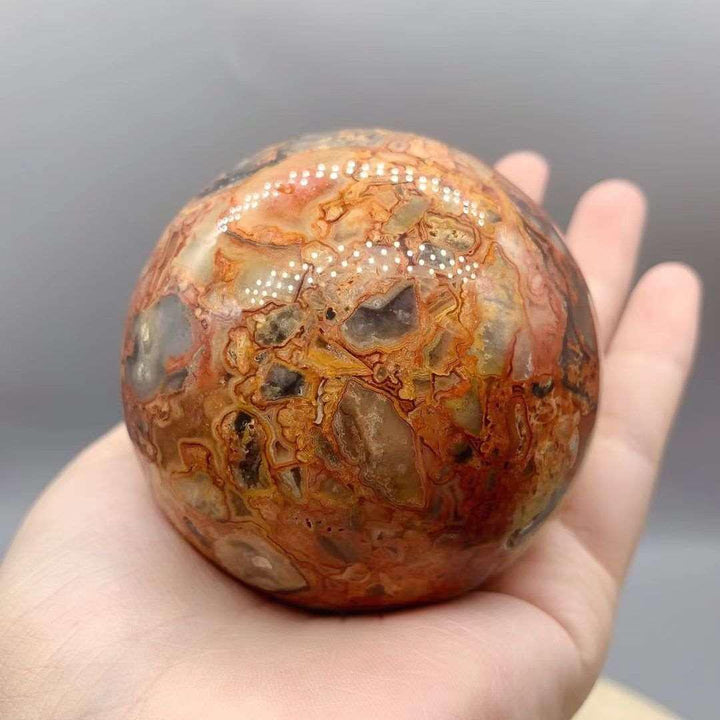 Crazy Agate Stone Sphere