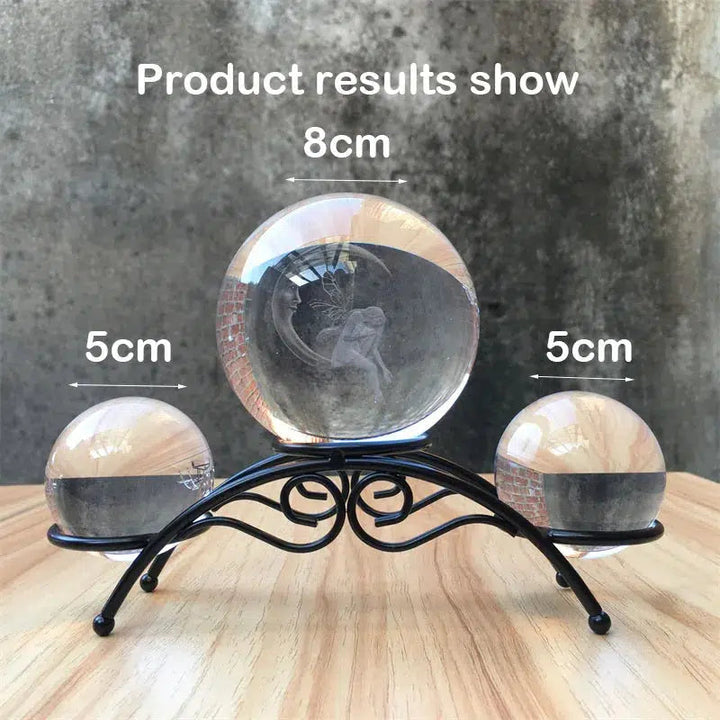 Crystal 3 Sphere Stand