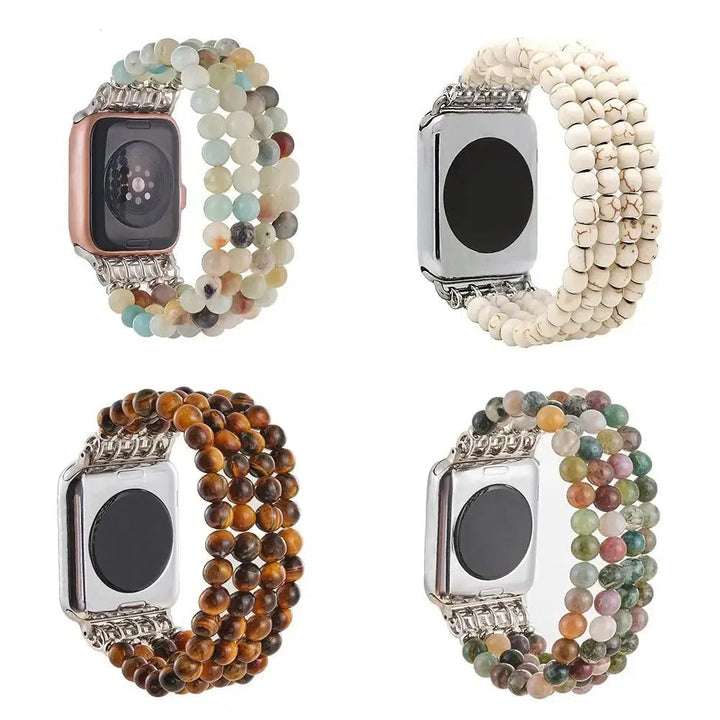 Crystal Beaded Apple Watch Strap in 4 Colors